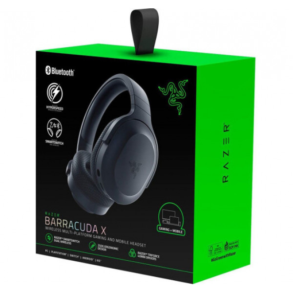 Гарінитура Razer Barracuda X 3,5мм/USB/BT/WL Black (RZ04-04430100-R3M1)
