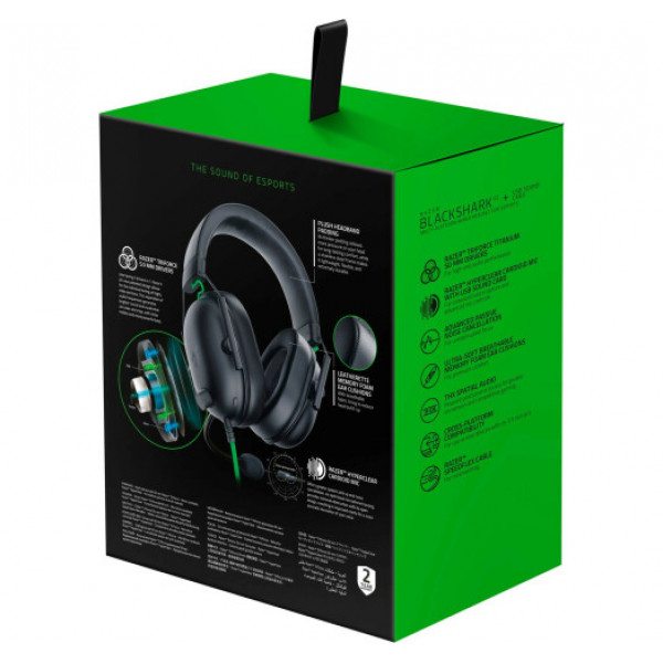 Гарнітура Razer BlackShark V2 X, 3.5мм, чорний (RZ04-03240100-R3M1)