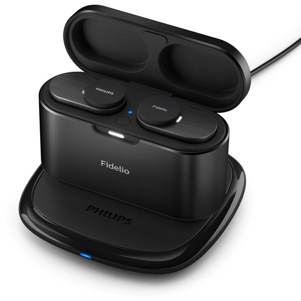 Навушники Philips Fidelio T1 TWS ANC Hi-Res IPX4 Чорний (T1BK/00)