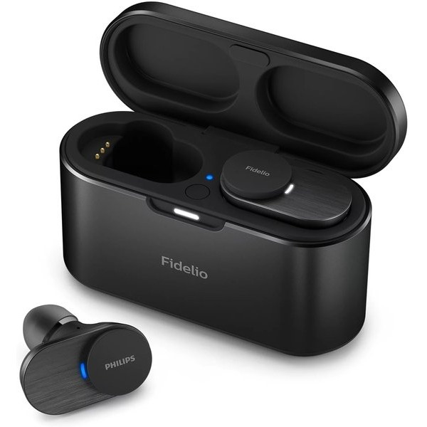 Навушники Philips Fidelio T1 TWS ANC Hi-Res IPX4 Чорний (T1BK/00)