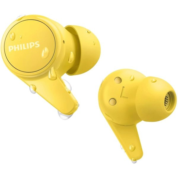 Навушники TWS Philips TAT1207 BT 5.2, IPX4, SBC, Жовтий (TAT1207YL/00)