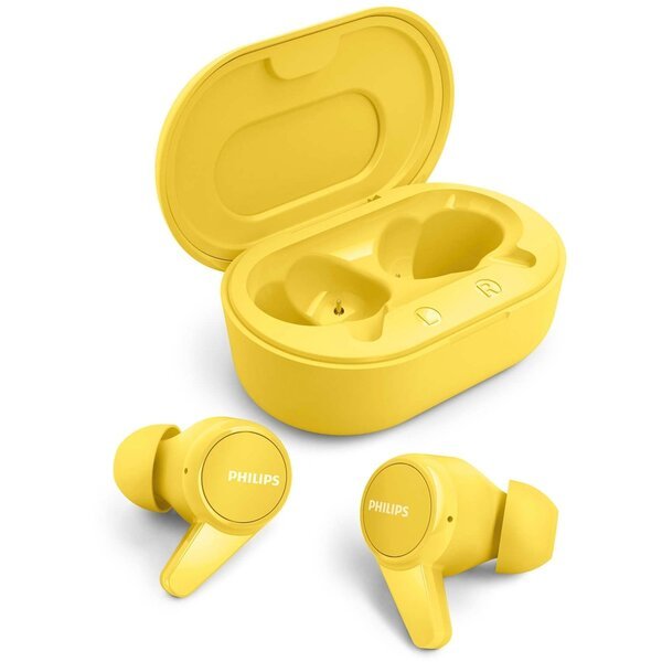 Навушники TWS Philips TAT1207 BT 5.2, IPX4, SBC, Жовтий (TAT1207YL/00)
