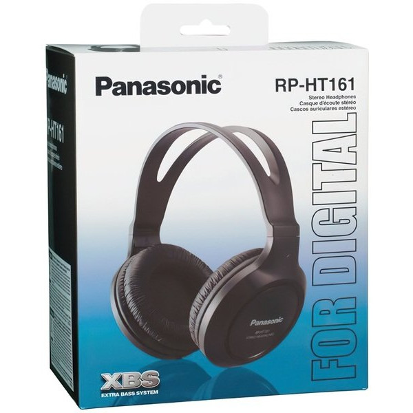 Навушники Over-ear Panasonic RP-HT161E  (RP-HT161E-K)