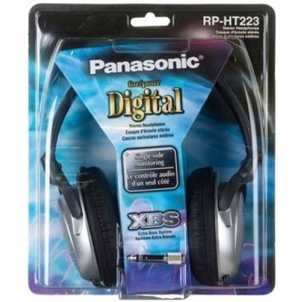 Навушники Over-ear Panasonic RP-HT223  (RP-HT223GU-S)