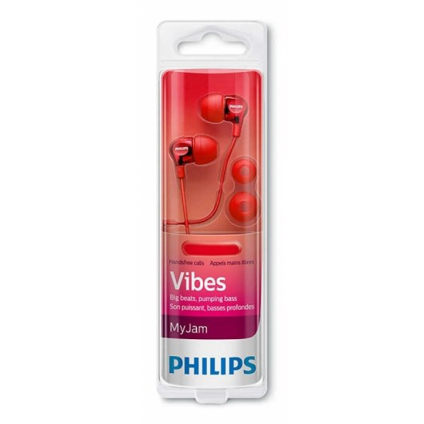 Навушники Philips SHE3705RD Червоний (SHE3705RD/00)