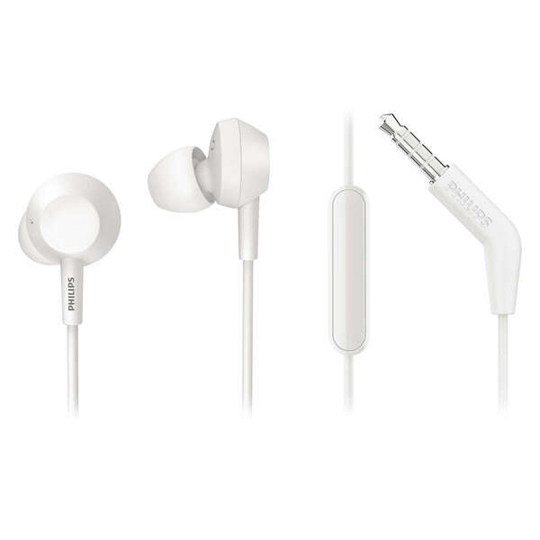 Навушники Philips TAE4105 In-ear Mic Білий (TAE4105WT/00)