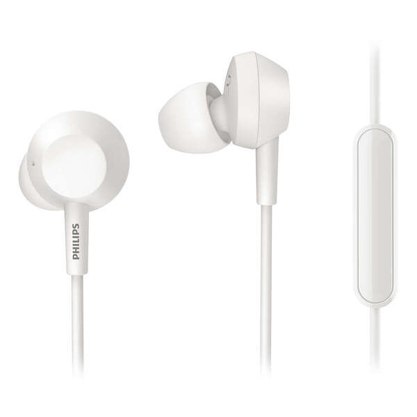 Навушники Philips TAE4105 In-ear Mic Білий (TAE4105WT/00)