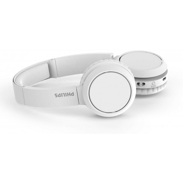 Навушники On-ear Philips TAH4205 BT 5.0, SBC, Wireless (TAH4205WT/00)