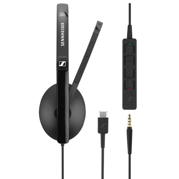 Гарнітура Sennheiser SC 165 USB-C / 3.5mm (508356)
