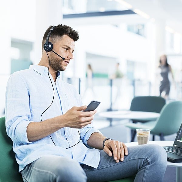 Гарнітура Sennheiser SC 45 USB / 3.5mm CTRL Mono (507084)