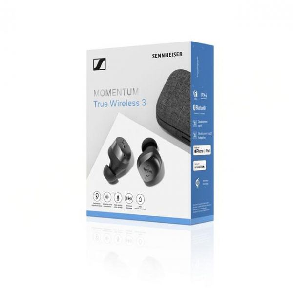 Навушники Sennheiser Momentum 3 (MTW3) True Wireless Mic Black (509180)
