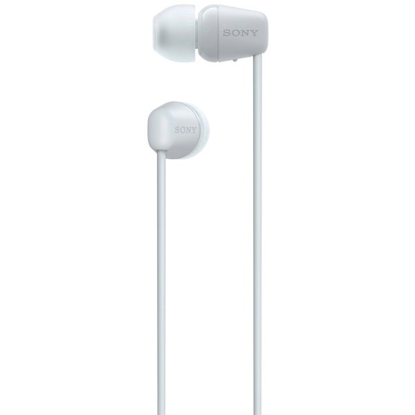 Навушники In-ear Sony WI-C100 BT 5.0, IPX4, SBC, AAC, Wireless (WIC100W.CE7)