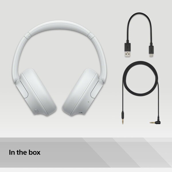 Навушники Over-ear Sony WH-CH720N BT 5.2, ANC, SBC, AAC, Wireless (WHCH720NW.CE7)