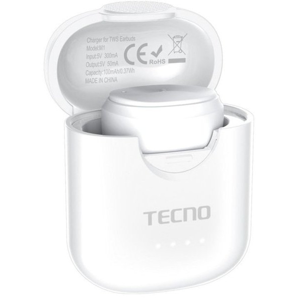Гарнітура TECNO Minipods M1 Mono White (4895180759475)
