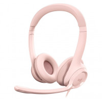Навушники Logitech H390 USB Rose (981-001281)