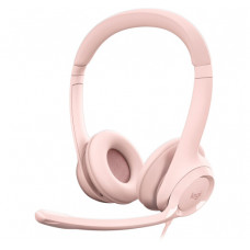 Навушники Logitech H390 USB Rose (981-001281)