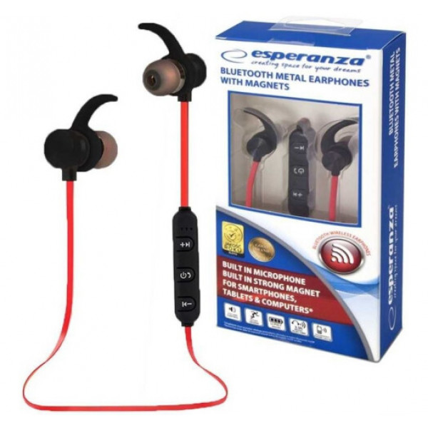 Навушники Esperanza Magnetic Metal Black (EH186K)