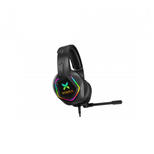 Навушники Vinga HSCU-160 Gaming LED Black (HSCU-160)