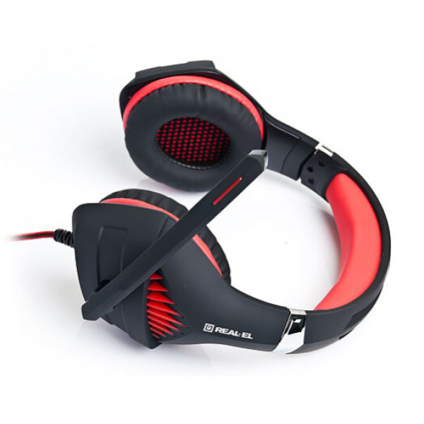 Навушники REAL-EL GDX-7600 Black-Red