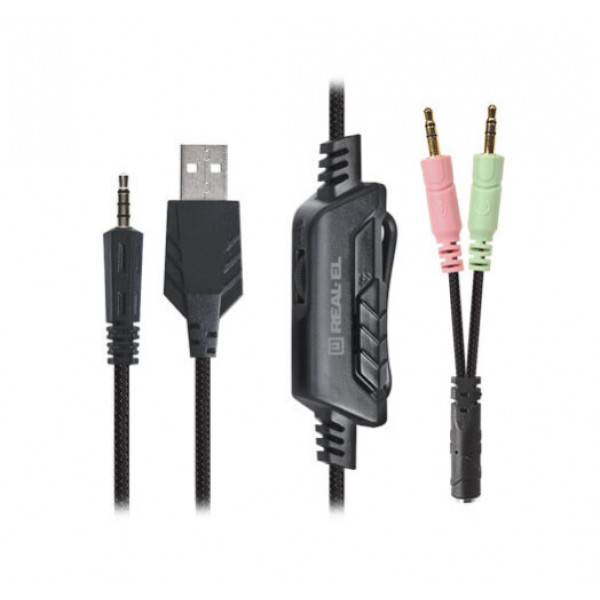 Навушники REAL-EL GDX-7620 Black