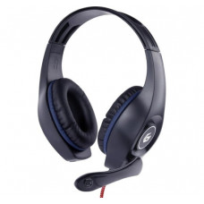 Навушники Gembird GHS-05-B Black-Blue (GHS-05-B)