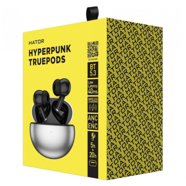 Навушники Hator Hyреrpunk Truepods Black (HTA-430)