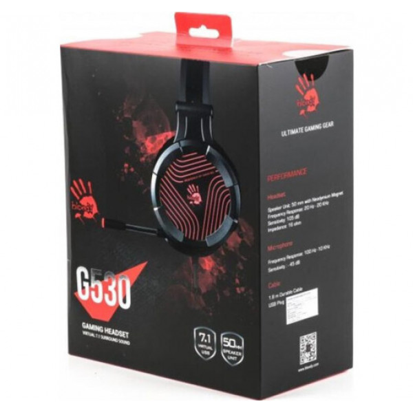 Навушники A4Tech G530 Bloody Gray