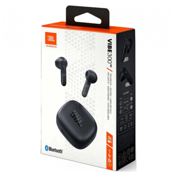 Навушники JBL Vibe 300 TWS Black (JBLV300TWSBLKEU)