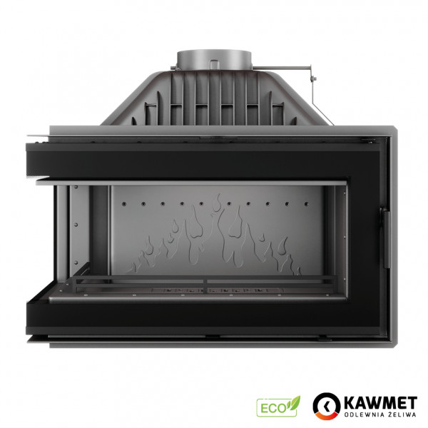 Камінна топка Kaw-met W16 13,5  kW Black з лівим бічним склом