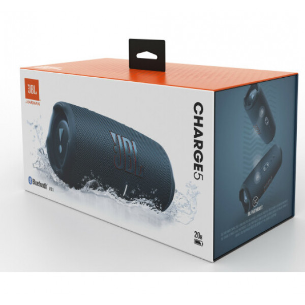Акустична система JBL Charge 5 Blue (JBLCHARGE5BLU)