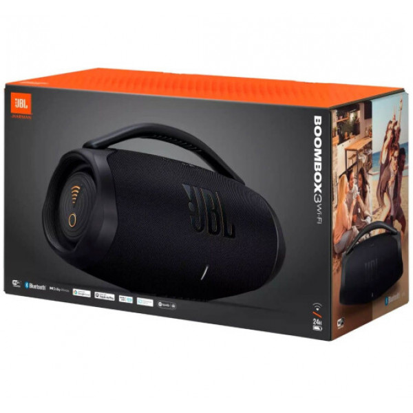 Акустична система JBL Boombox 3 Wi-Fi Black (JBLBB3WIFIBLKEP)