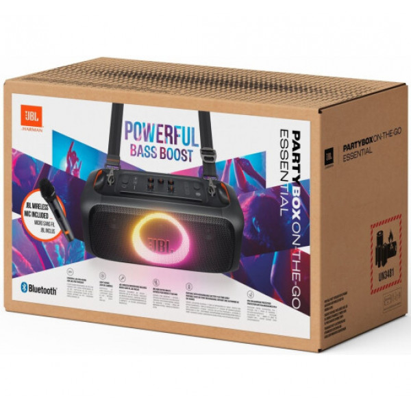 Акустична система JBL Partybox GO Essential (JBLPBOTGESEU)