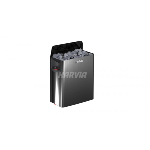 Електрокамʼянка для бані та сауни Harvia The Wall SW80 8,0 kW Black Steel