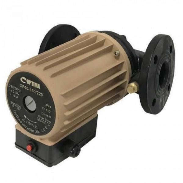 Циркуляційний насос фланцевий Optima OP40-130 220мм + кабель з вилкою