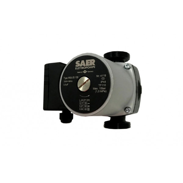 Циркуляційний насос SAER W55-25 130мм + гайки