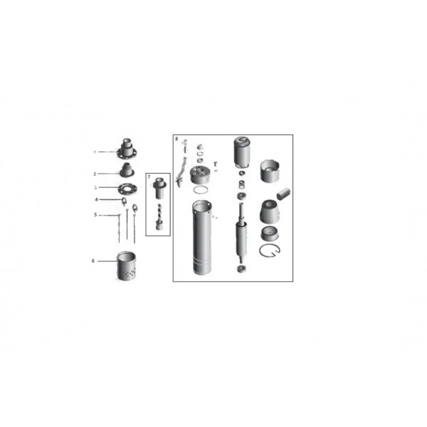 Глибинний насос VOLKS pumpe 3QGD 1,5-90-0,55кВт 3 дюйми + кабель 15м