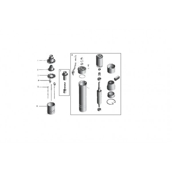 Глибинний насос VOLKS pumpe 4QGD 1,8-50-0,5кВт 4 дюйми +кабель 15м