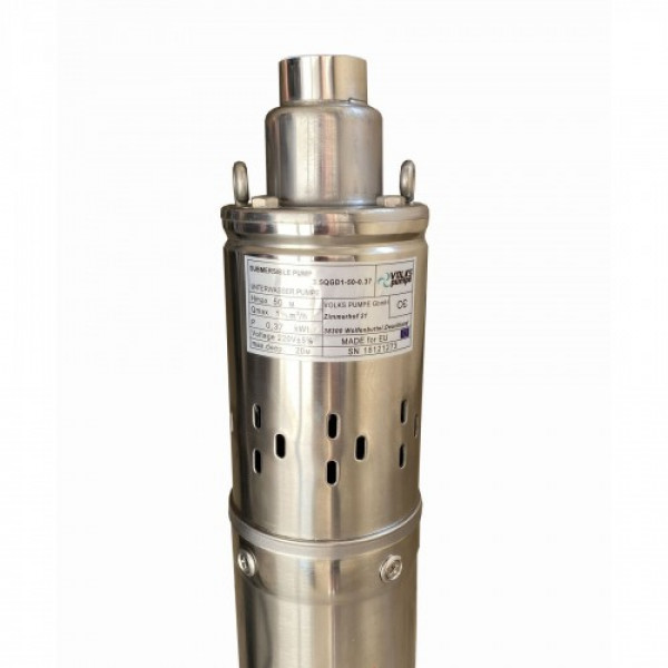 Глибинний насос VOLKS pumpe 3,5 QGD 1-50-0,37кВт 3,5 дюйми + кабель 15м