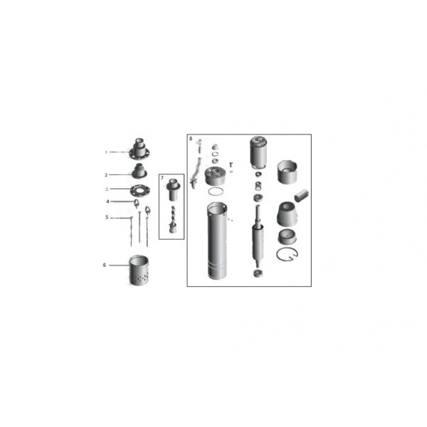 Глибинний насос VOLKS pumpe 3QGD 2-103-0,75кВт 3 дюйми + кабель 15м