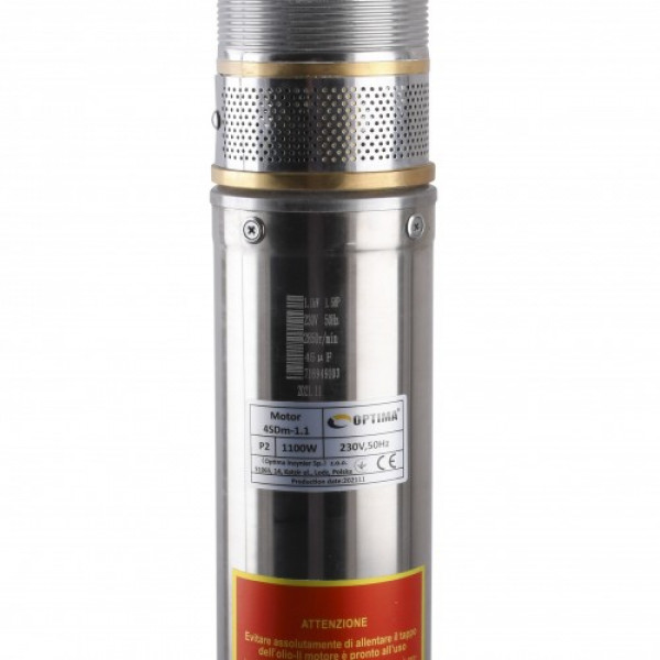 Глибинний насос OPTIMA 4SDm3/15 1.1 кВт 109м + пульт+кабель 60м NEW