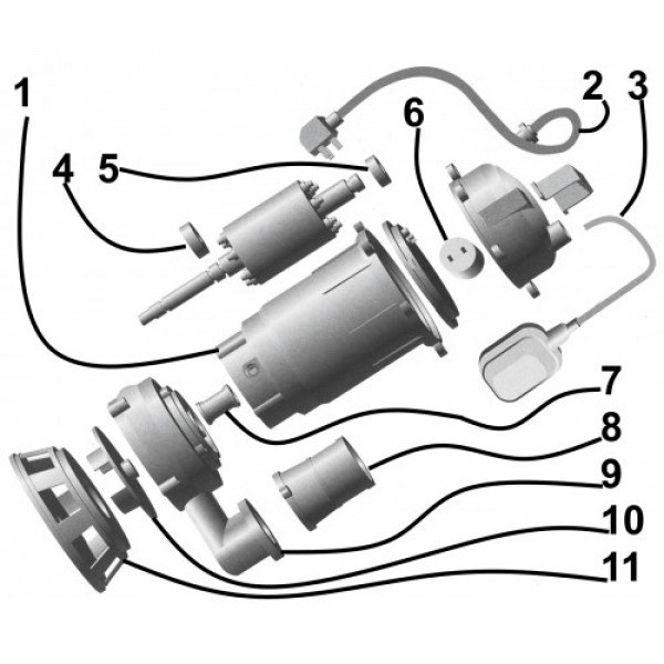 Дренажний насос VOLKS pumpe WQD8-12 0,9кВт