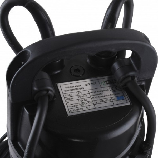 Дренажний насос VOLKS pumpe QDX1500 1,5кВт