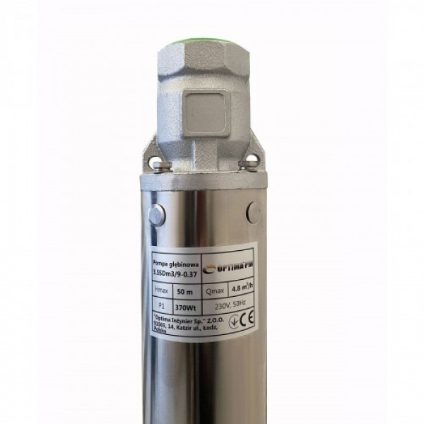 Глибинний насос OPTIMA PM 3,5SDm3/9 0,37 кВт 55м + 1,5 м кабель
