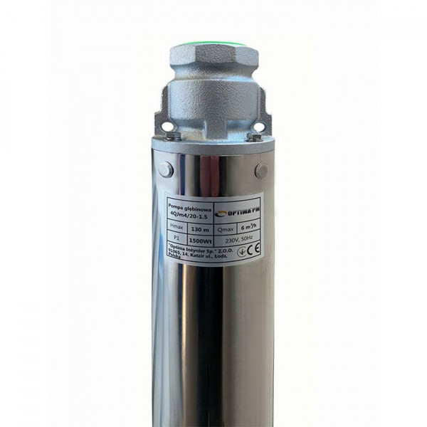 Глибинний насос OPTIMA PM 4QJm4/20 1,5 кВт 150м + 1,5 м кабель