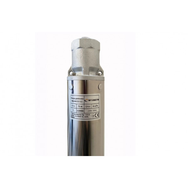 Глибинний насос OPTIMA PM 4QJm6/12 1,1 кВт 78м + 1,5 м кабель