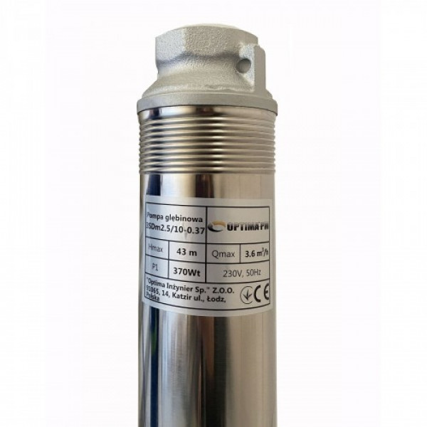 Глибинний насос OPTIMA PM 3SDm2,5/10 0,37 кВт 46м + 15 м кабель