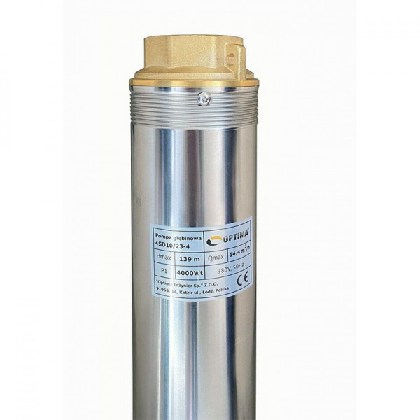 Глибинний насос OPTIMA 4SD10/23 4 кВт 139м 3-фазний ( 2 частини )