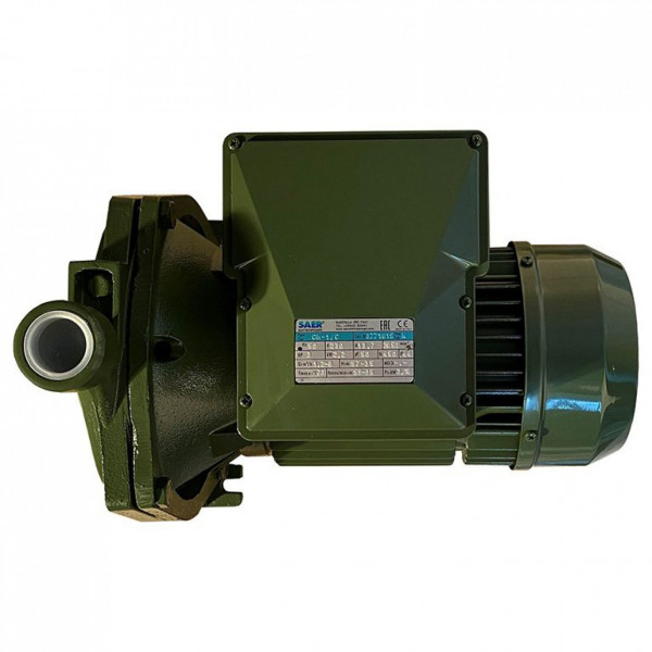 Поверхневий насос CM 1C 2,2 кВт SAER (8 м3/год, 59 м) однофазний