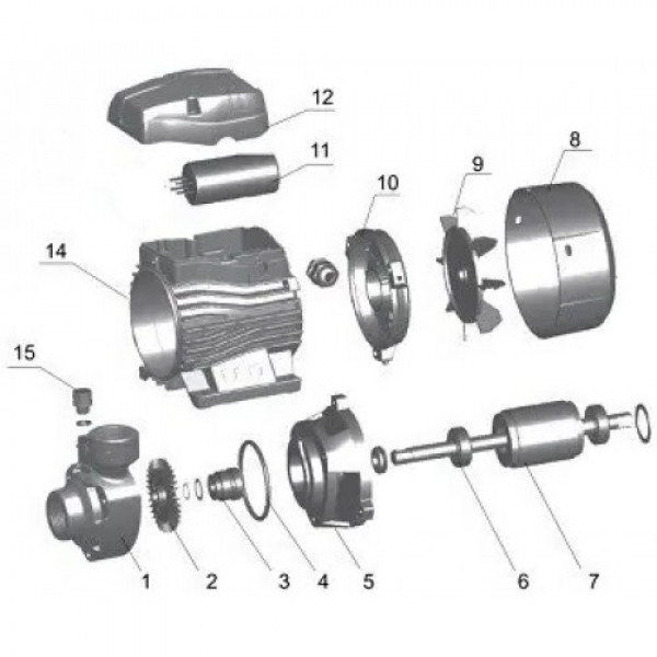 Поверхневий насос VOLKS pumpe QB60 0,37кВт