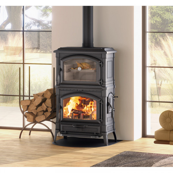 Піч-камін La Nordica ISOTTA FORNO EVO Anthracite Black